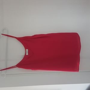 Babaton hot pink flowy tank